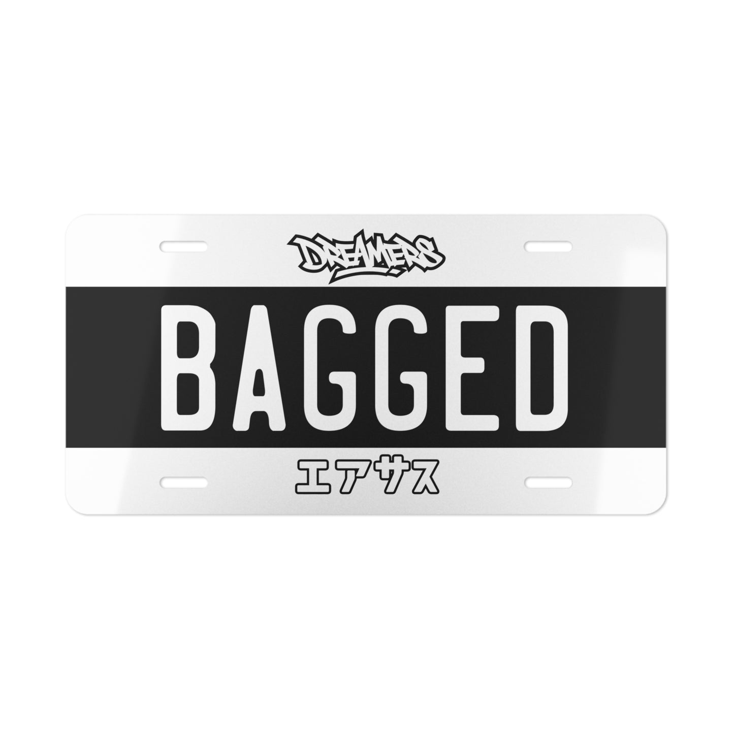 Bagged Vanity Plate