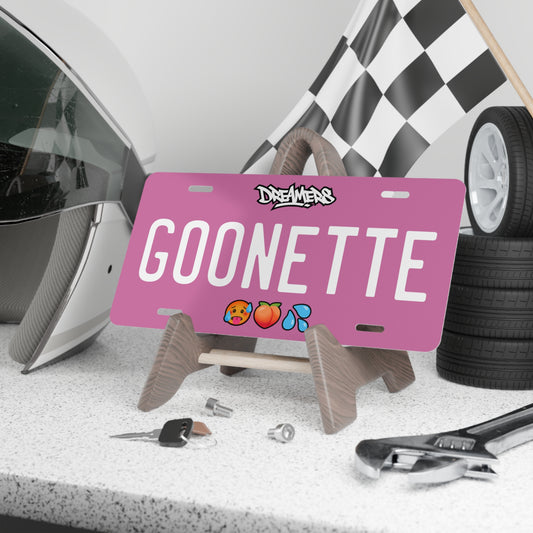 Goonette Vanity Plate